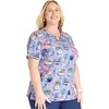 image:imageVNeck Print Top with Scrub Life by CherokeeBlooming Bugs