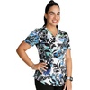 image:imageVNeck Print Top with Scrub Life by CherokeeBrushy Botanical
