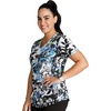 image:imageVNeck Print Top with Scrub Life by CherokeeBrushy Botanical