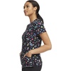 image:imageVNeck Print Top with Scrub Life by CherokeeChecker Dots