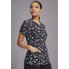 image:imageVNeck Print Top with Scrub Life by CherokeeChecker Dots