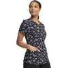 image:imageVNeck Print Top with Scrub Life by CherokeeChecker Dots