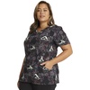image:imageVNeck Print Top with Scrub Life by CherokeeDog is My Zen