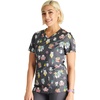 image:imageVNeck Print Top with Scrub Life by CherokeeFeline Friendly