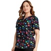 image:imageVNeck Print Top with Scrub Life by CherokeeLoving Stars