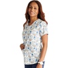 image:imageVNeck Print Top with Scrub Life by CherokeeOwl Together Now