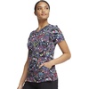 image:imageVNeck Print Top with Scrub Life by CherokeeWork of Heart