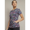 image:imageVNeck Print Top with Scrub Life by CherokeeWork of Heart