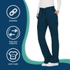 image:imageWorkwear Revolution Women Scrubs Pant Mid Rise Moderate Flare Drawstring WW120Caribbean Blue