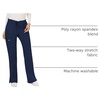 image:imageWorkwear Revolution Women Scrubs Pant Mid Rise Moderate Flare Drawstring WW120Navy