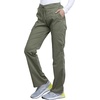 image:imageWorkwear Revolution Women Scrubs Pant Mid Rise Moderate Flare Drawstring WW120Olive