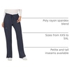 image:imageWorkwear Revolution Women Scrubs Pant Mid Rise Moderate Flare Drawstring WW120Pewter