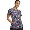 image:imageVNeck Print Top with Scrub Life by CherokeeWork of Heart