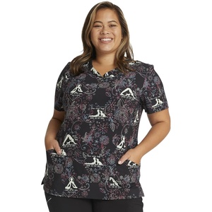 image:imageVNeck Print Top with Scrub Life by CherokeeDog is My Zen