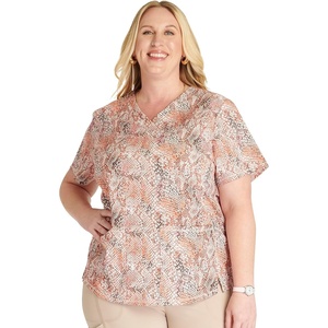image:imageVNeck Print Top with Scrub Life by CherokeePython Perfection