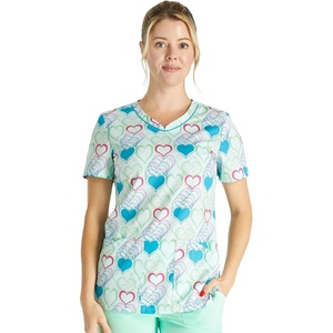 image:imageVNeck Print Top with Scrub Life by CherokeeRetro Romance