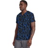 image:imageCherokee Genuine Men and Women VNeck Printed Top 4 PocketsDabbling in Paint