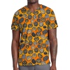 image:imageCherokee Genuine Men and Women VNeck Printed Top 4 PocketsHappy Pumpkins