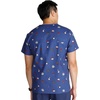 image:imageCherokee Genuine Men and Women VNeck Printed Top 4 PocketsHome Run