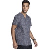 image:imageCherokee Genuine Men and Women VNeck Printed Top 4 PocketsInstumental Helpers