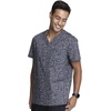 image:imageCherokee Genuine Men and Women VNeck Printed Top 4 PocketsInstumental Helpers