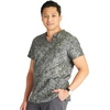 image:imageCherokee Genuine Men and Women VNeck Printed Top 4 PocketsMineral Waves