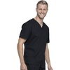 image:imageCherokee Men amp Women Scrubs Top Workwear Professionals Pocketless Tuckable VNeck WW605Black