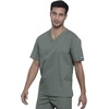 image:imageCherokee Men amp Women Scrubs Top Workwear Professionals Pocketless Tuckable VNeck WW605Olive