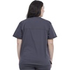 image:imageCherokee Men amp Women Scrubs Top Workwear Professionals Pocketless Tuckable VNeck WW605Pewter