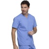 image:imageCherokee Men amp Women Scrubs Top Workwear Professionals Tuckable VNeck WW644Ciel Blue