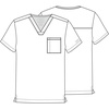 image:imageCherokee Men amp Women Scrubs Top Workwear Professionals Tuckable VNeck WW644Ciel Blue