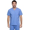 image:imageCherokee Men amp Women Scrubs Top Workwear Professionals Tuckable VNeck WW644Ciel Blue