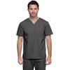 image:imageCherokee Men amp Women Scrubs Top Workwear Professionals Tuckable VNeck WW644Pewter