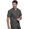 image:imageCherokee Men amp Women Scrubs Top Workwear Professionals Tuckable VNeck WW644Pewter