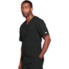 image:imageCherokee WW Core Stretch Scrubs for Women and Men VNeck Scrub TopBlack