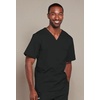 image:imageCherokee WW Core Stretch Scrubs for Women and Men VNeck Scrub TopBlack
