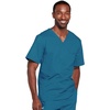 image:imageCherokee WW Core Stretch Scrubs for Women and Men VNeck Scrub TopCaribbean Blue