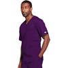 image:imageCherokee WW Core Stretch Scrubs for Women and Men VNeck Scrub TopEggplant