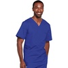 image:imageCherokee WW Core Stretch Scrubs for Women and Men VNeck Scrub TopGalaxy Blue