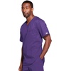 image:imageCherokee WW Core Stretch Scrubs for Women and Men VNeck Scrub TopGrape