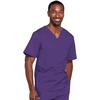 image:imageCherokee WW Core Stretch Scrubs for Women and Men VNeck Scrub TopGrape