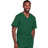 image:imageCherokee WW Core Stretch Scrubs for Women and Men VNeck Scrub TopHunter Green