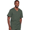 image:imageCherokee WW Core Stretch Scrubs for Women and Men VNeck Scrub TopOlive