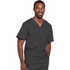 image:imageCherokee WW Core Stretch Scrubs for Women and Men VNeck Scrub TopPewter
