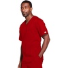 image:imageCherokee WW Core Stretch Scrubs for Women and Men VNeck Scrub TopRed