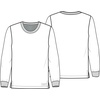 image:imageCherokee Workwear Professionals Men amp Women Scrubs Top Pocketless Crew Neck WW790Black