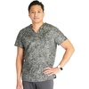 image:imageCherokee Genuine Men and Women VNeck Printed Top 4 PocketsMineral Waves