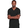 image:imageCherokee WW Core Stretch Scrubs for Women and Men VNeck Scrub TopBlack