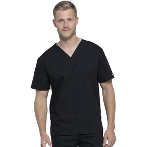 image:imageCherokee Men amp Women Scrubs Top Workwear Professionals Pocketless Tuckable VNeck WW605Black