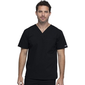 image:imageCherokee Men amp Women Scrubs Top Workwear Professionals Tuckable VNeck WW644Black